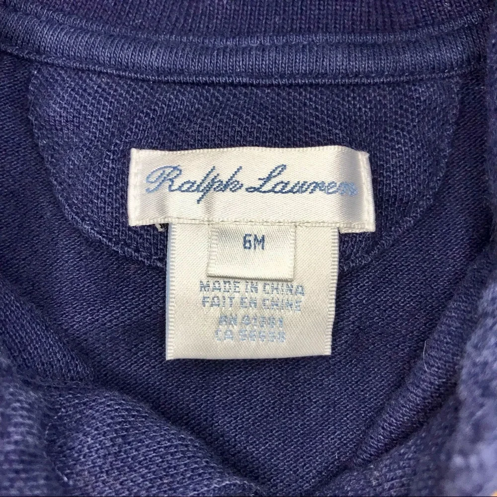 Ralph Lauren ~ 6M Polo onesie